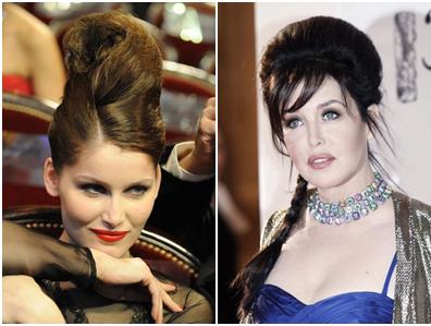 Cuerpo y espesor en el cabello de los looks de belleza de la semana.