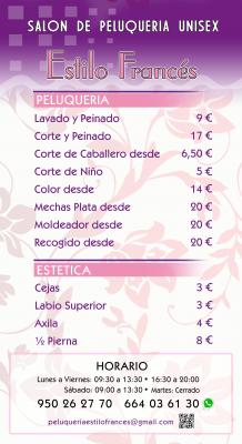 Precios recomendados